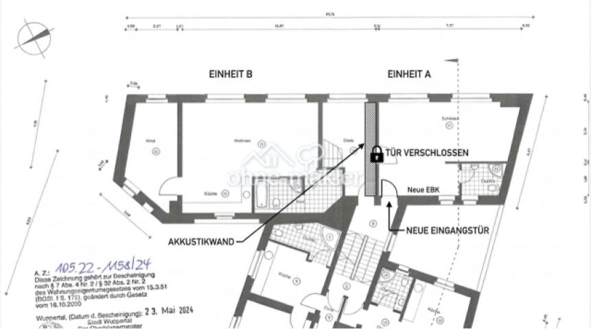 Grundriss LOFT: Einheit B