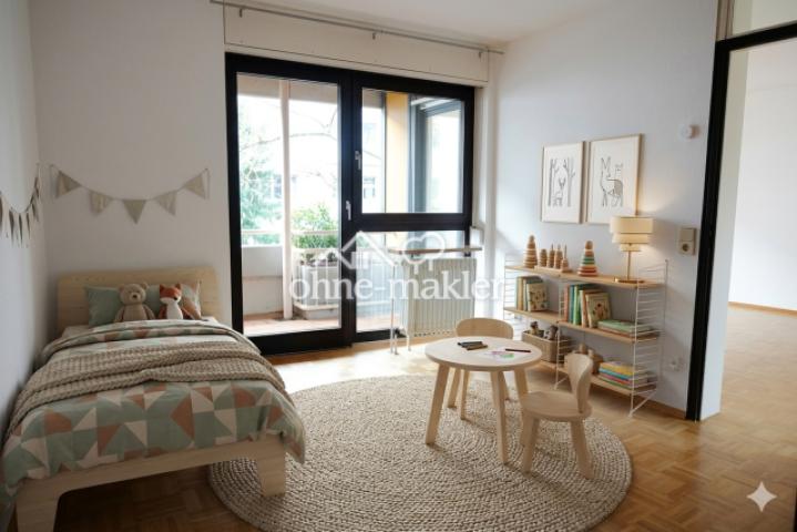 Kinderzimmer virtuell möbliert