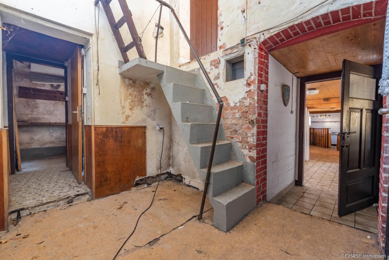 Hinterer Gebäudeteil, Flur