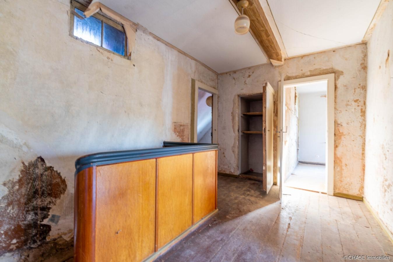 Hinterer Gebäudeteil, Nutzraum, OG Flur