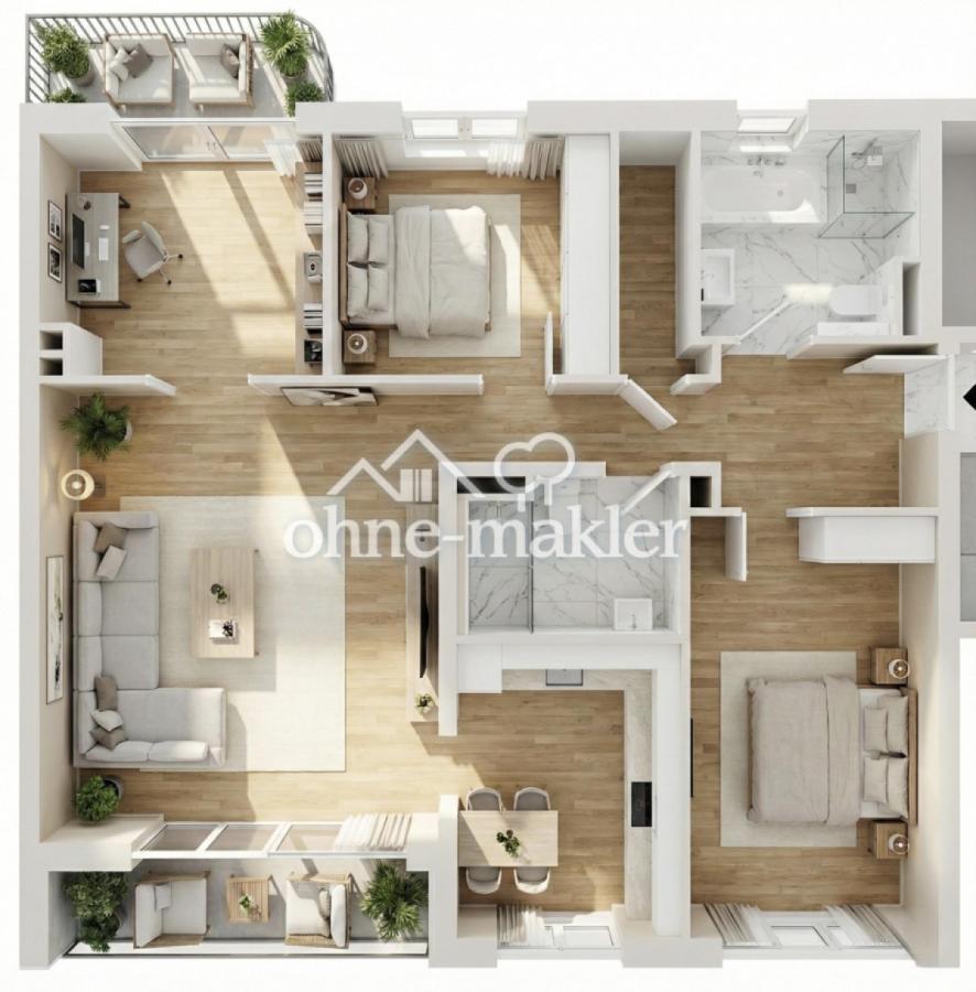 3D Einrichtungsbeispiel  