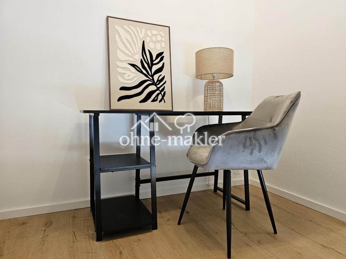 Schreibtisch in der Galerie