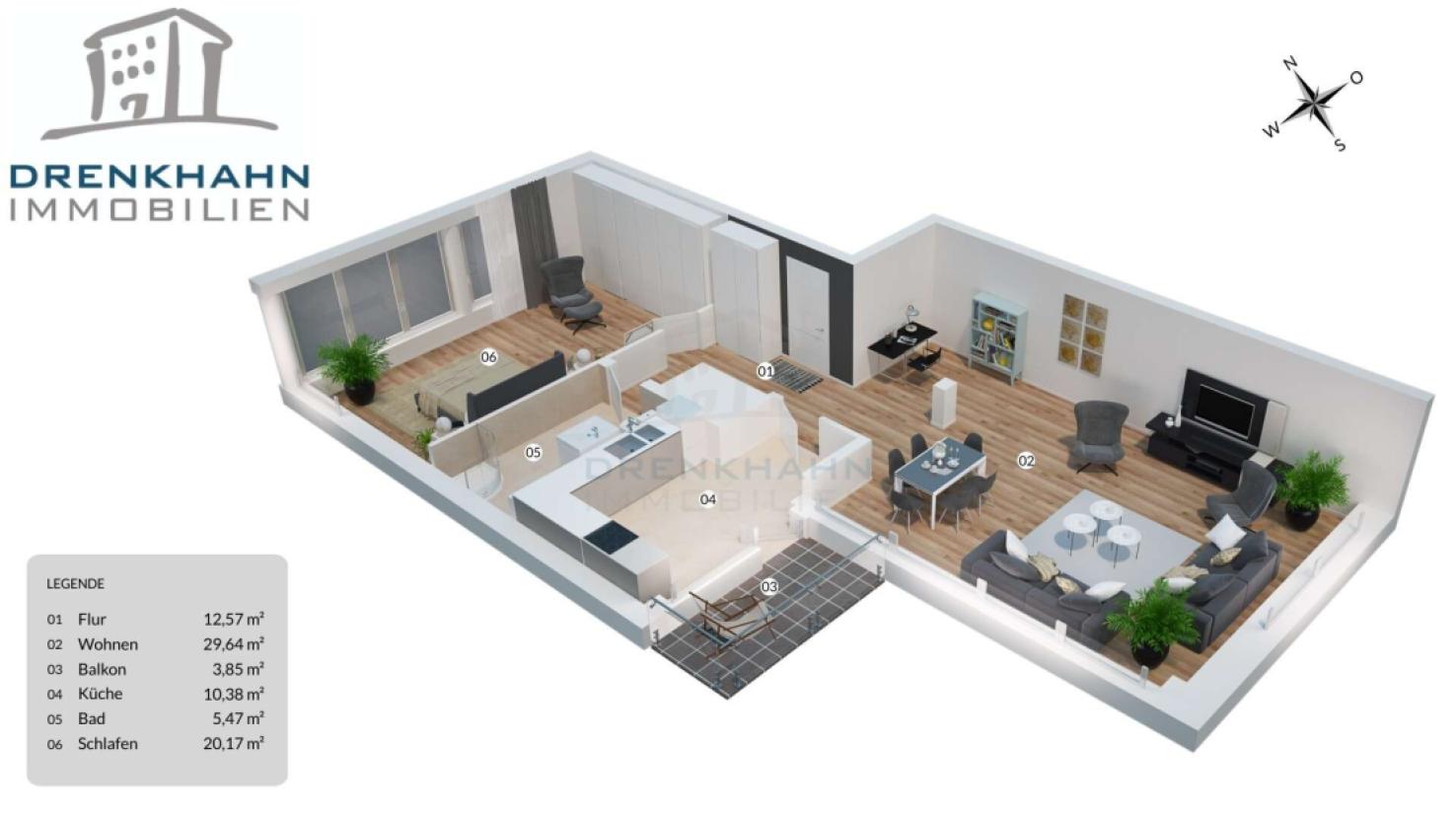 3D Grundriss 2.OG links