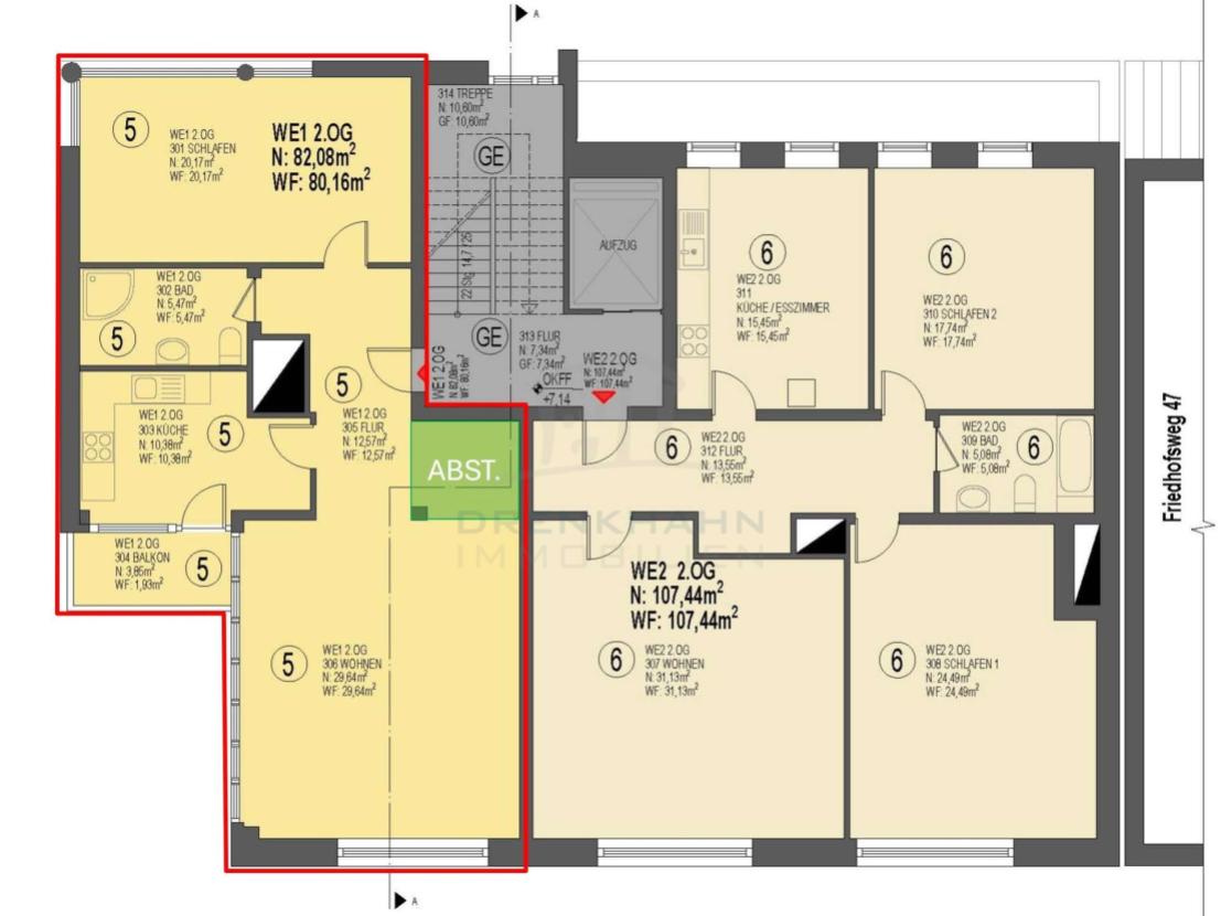 Grundriss 2.OG links