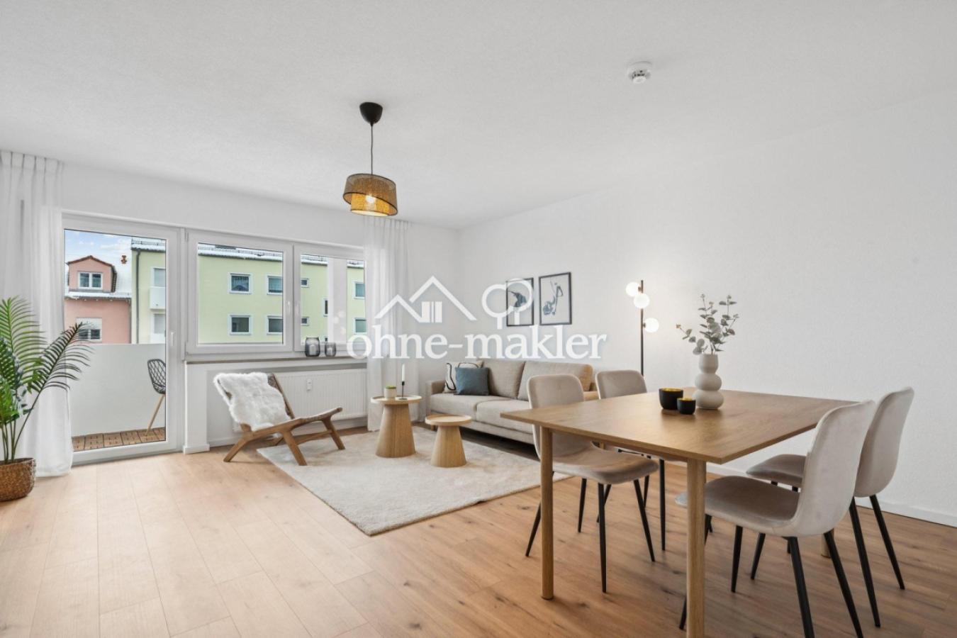 Wohnzimmer Balkonausblick