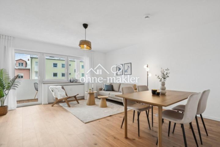 Wohnzimmer Balkonausblick