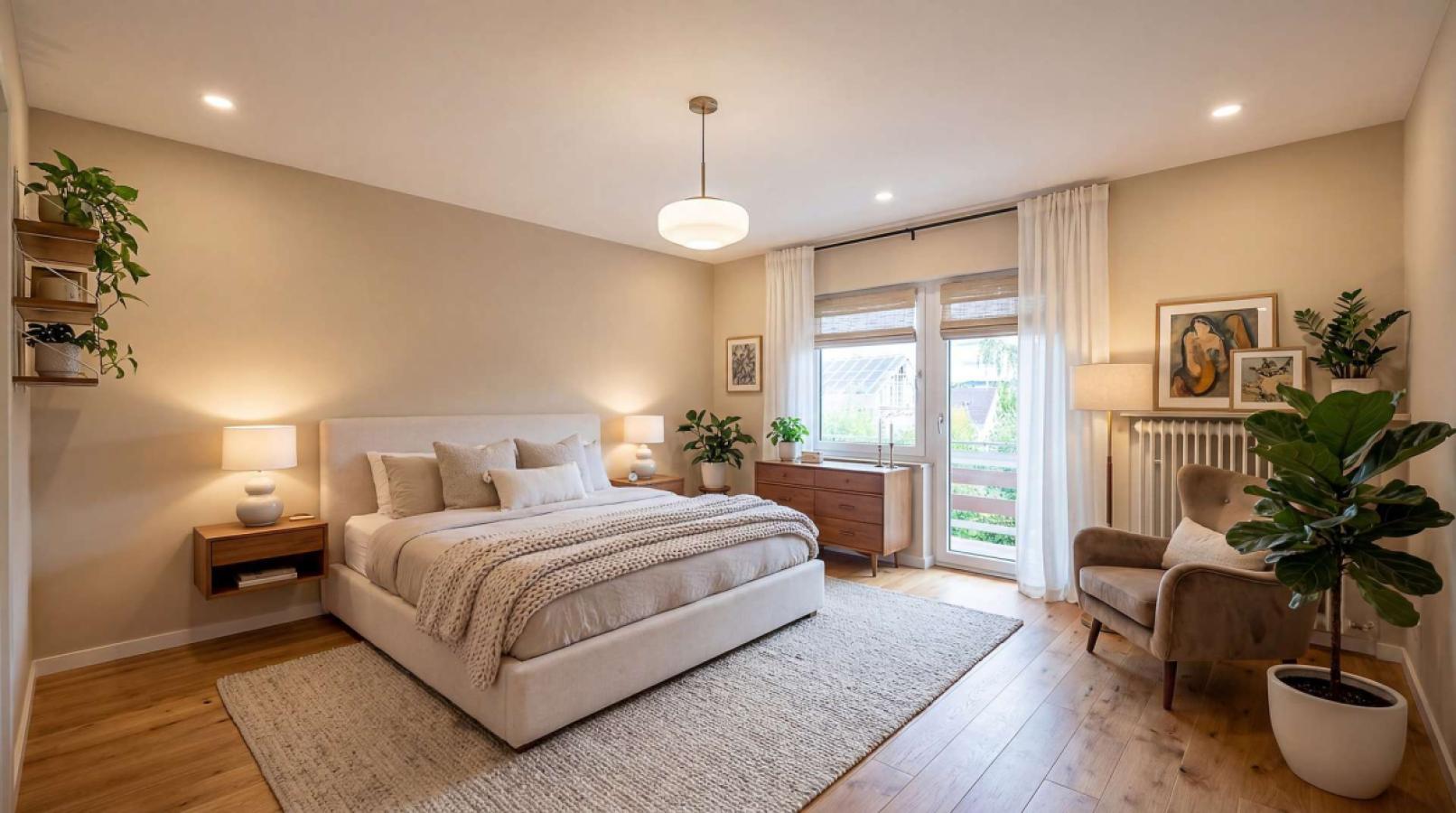 Schlafzimmer - Einrichtungsbeispiel