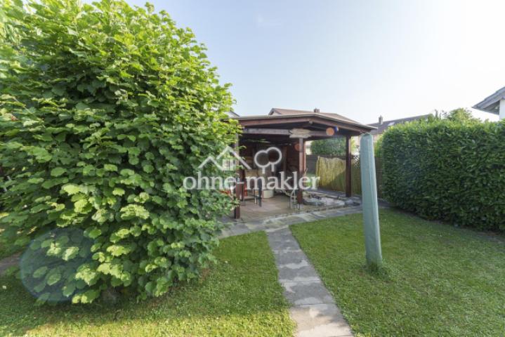 Teil Garten mit Pergola