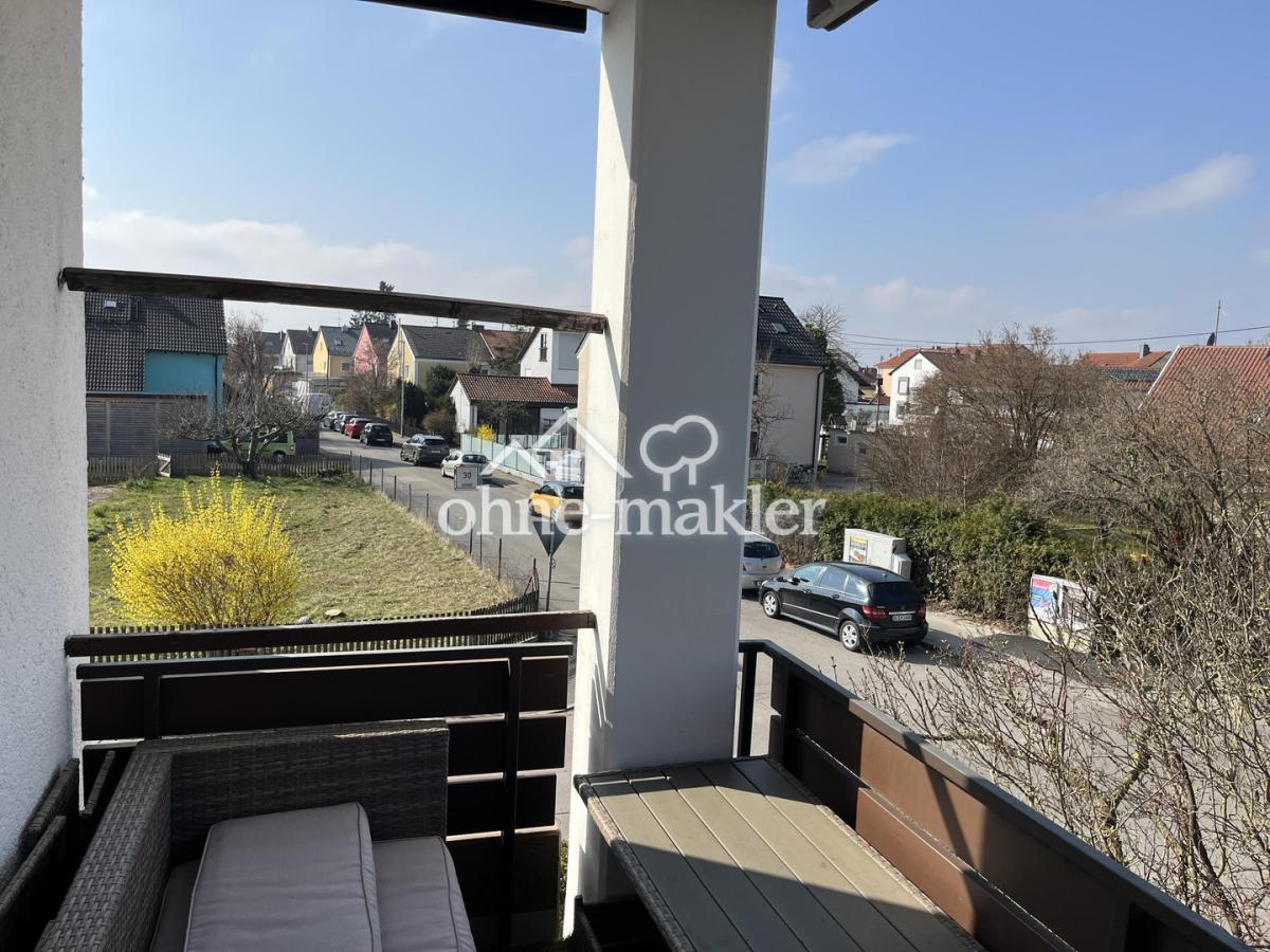 Blick vom Westbalkon