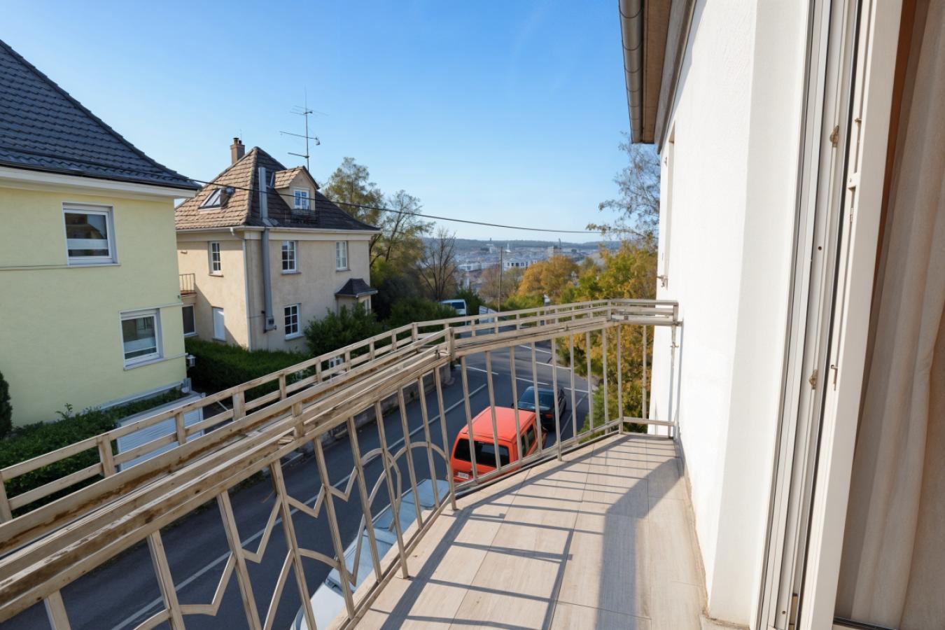 Schlafzimmer Balkon 