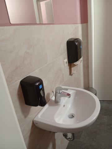 Waschbecken im Casino
