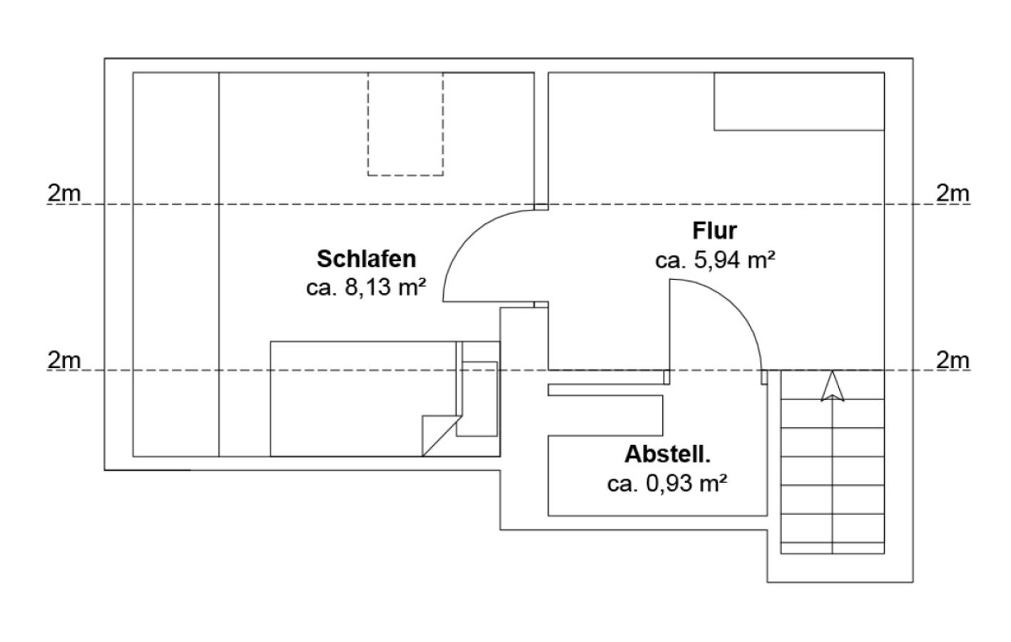 Grundriss Spitzboden