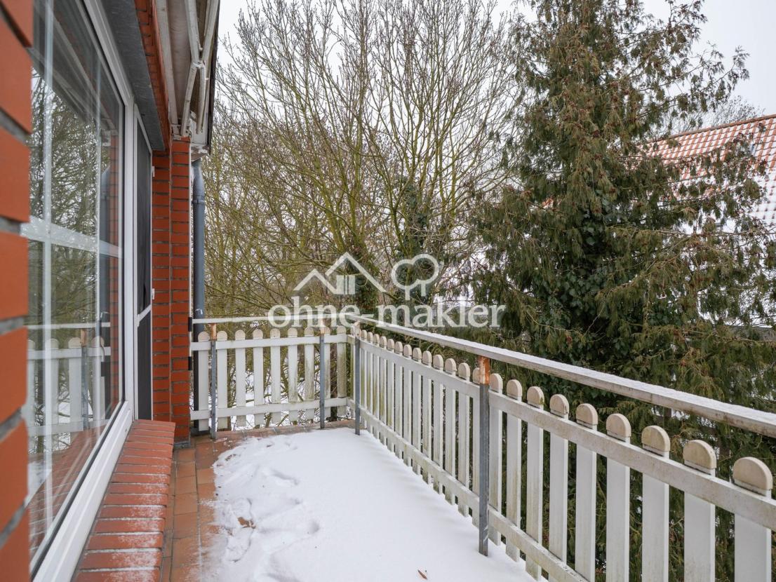 Aussicht vom Balkon