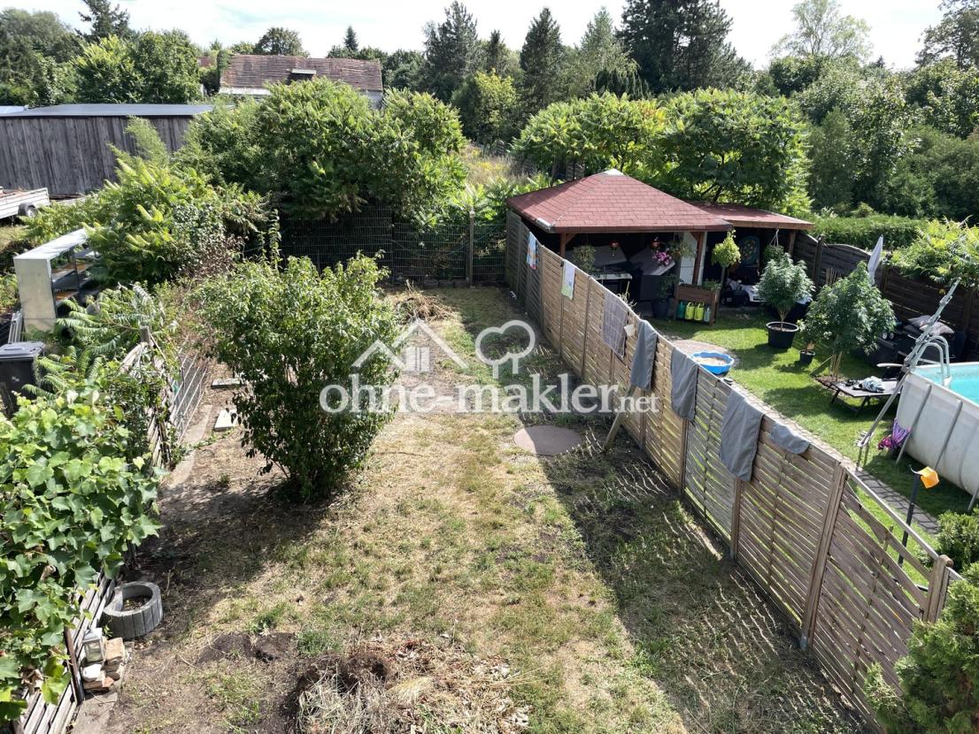 Aus dem Fenster, Gartenteil