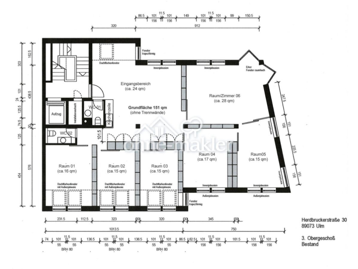 Grundriss Bestand