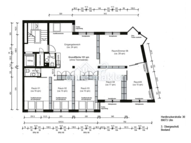 Grundriss Bestand