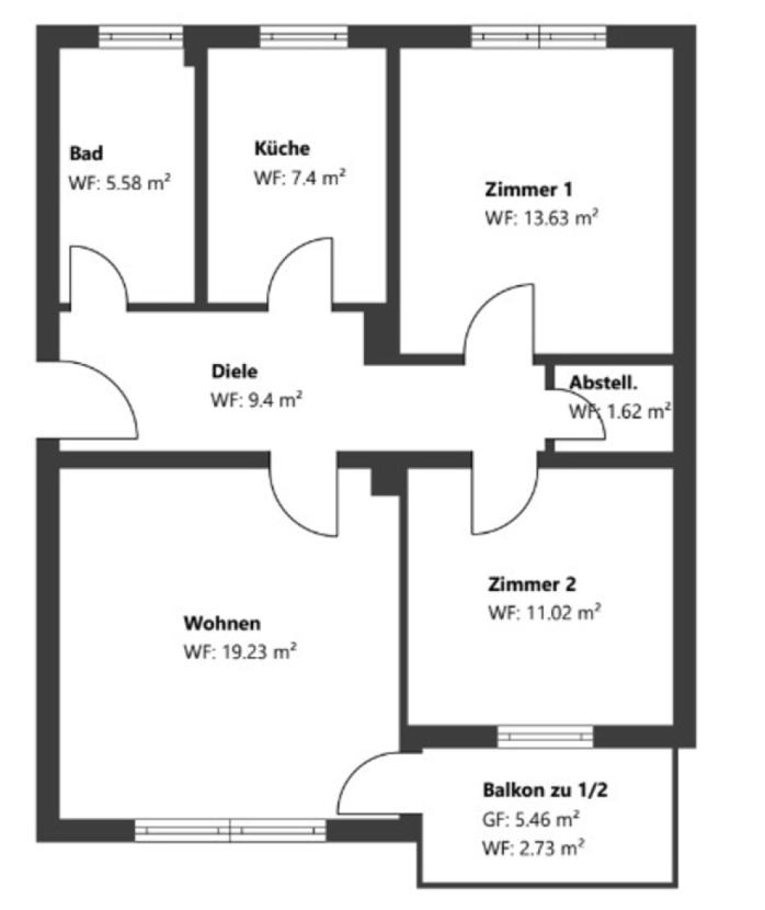 Grundriss Skizze
