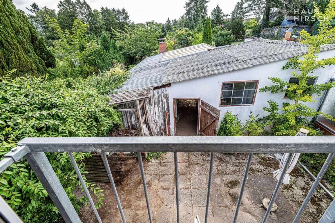 Gartenblick aus Schlafzimmer 2