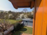 Blick vom Balkon in die Natur