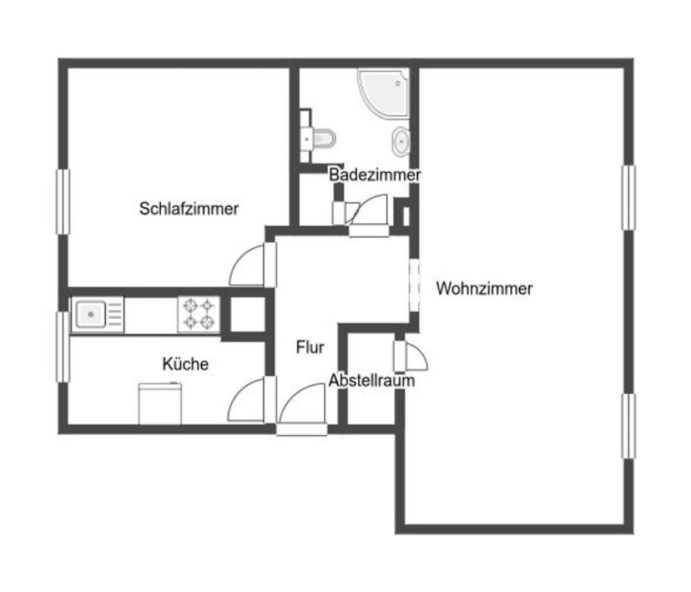 Grundriss Skizze
