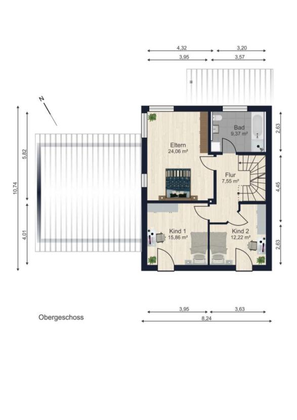 Grundrisse Obergeschoss