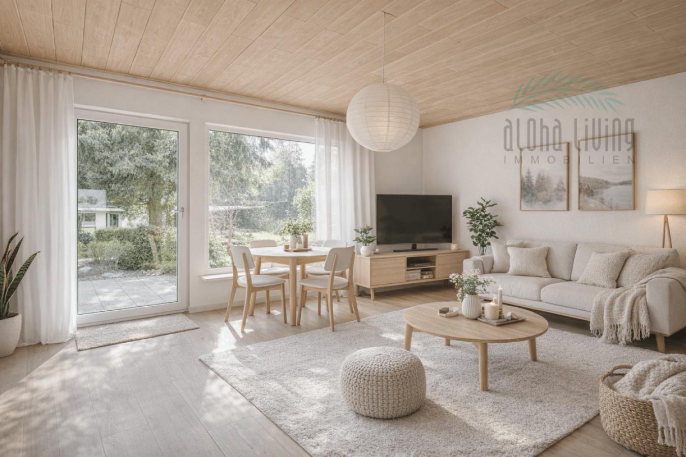 Visualisierung Wohnzimmer (EG)