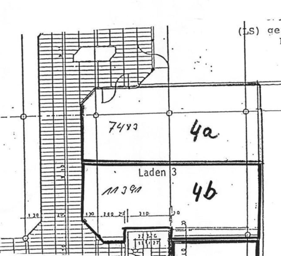 Grundriss Gewerbefläche 4a