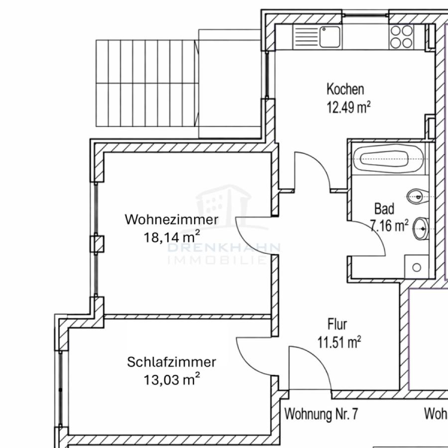 Grundriss WE7