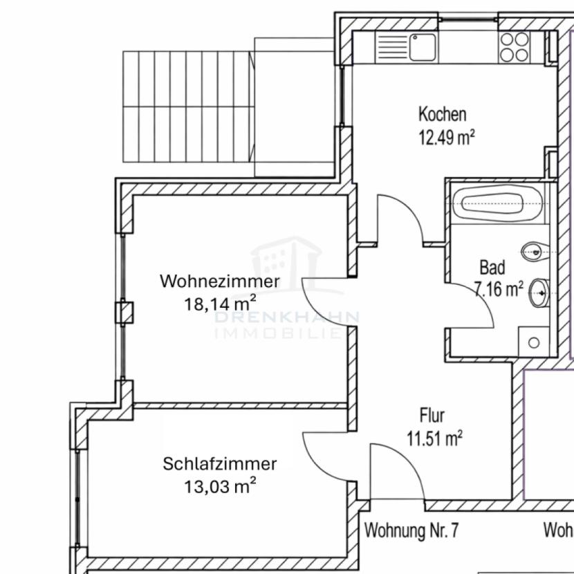 Grundriss WE7