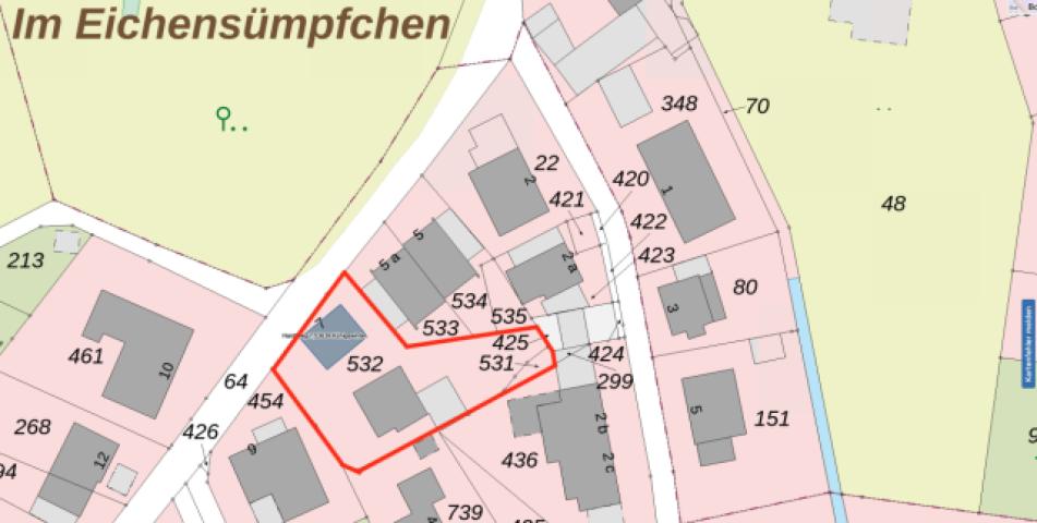Ausschnitt Lageplan