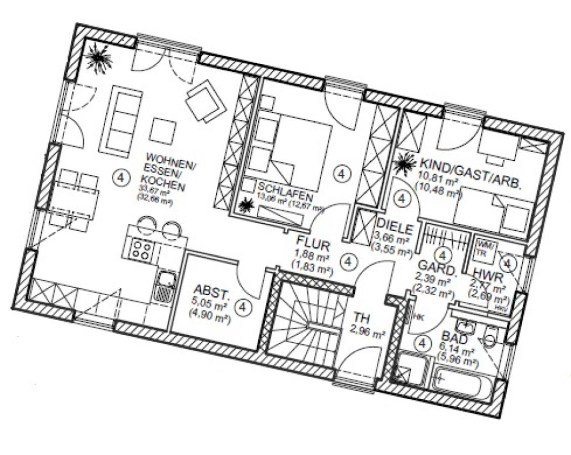 Grundriss DG Haus 2