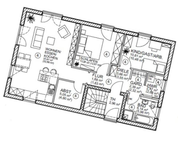 Grundriss DG Haus 2