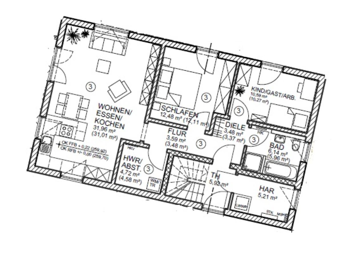 Grundriss EG Haus 2