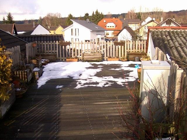 Dachterrasse große Wohnung 