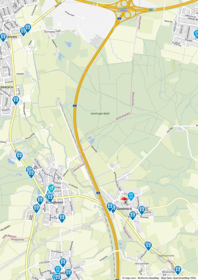 Geolyzer Kartenausschnitt