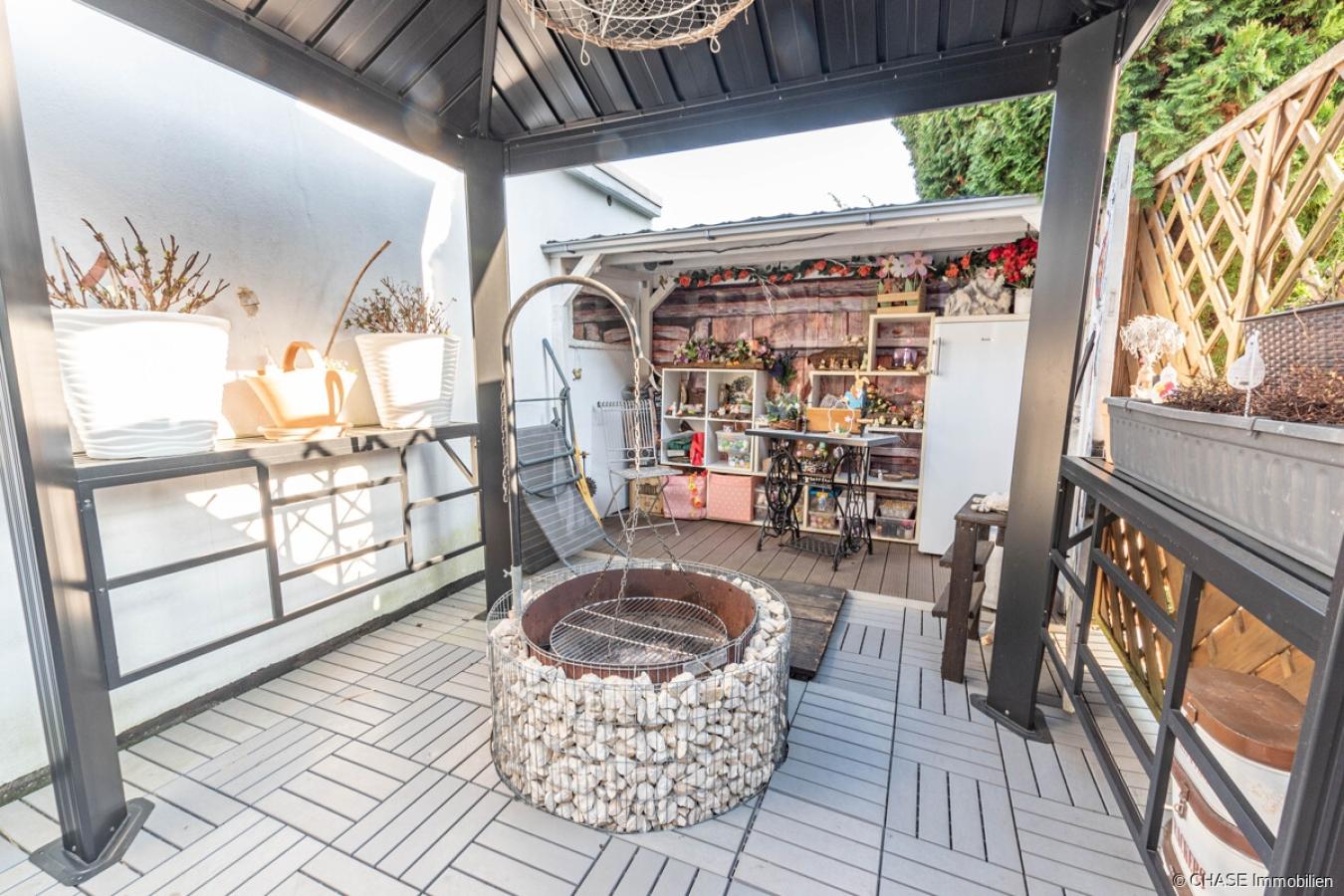 Terrasse Erdgeschoss Grillecke