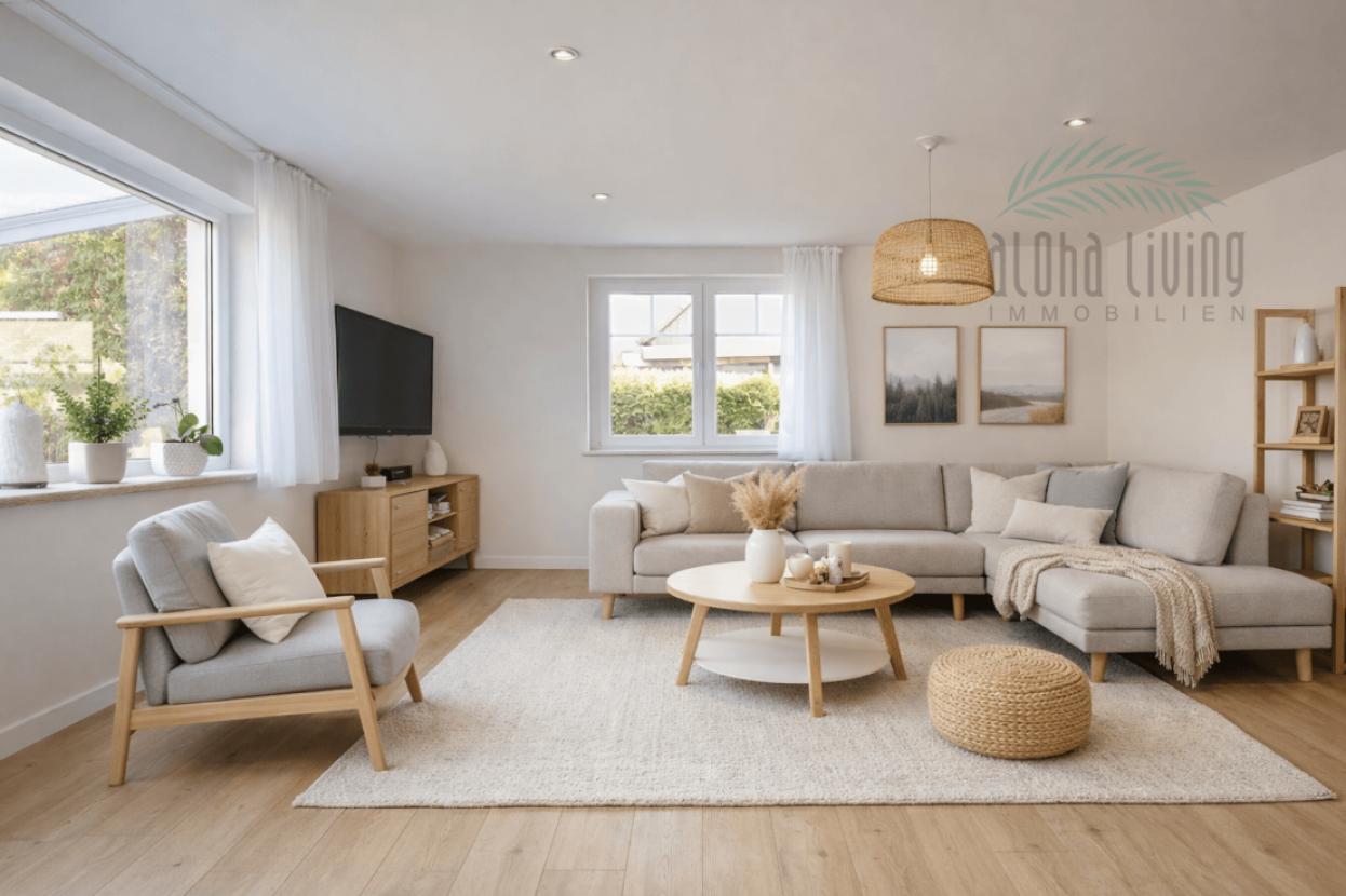 Visualisierung Wohnzimmer (EG)