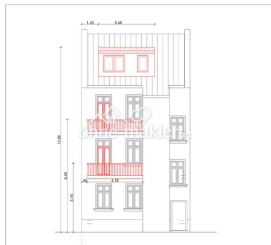 Rückseite (ohne Balkon/Gaube)