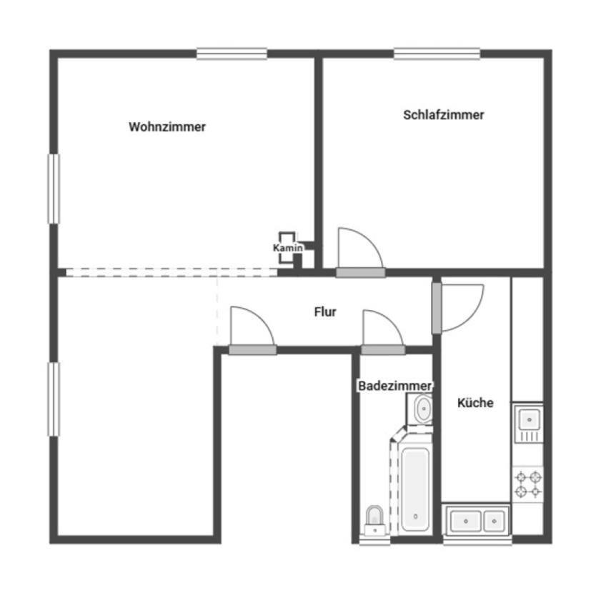 Grundriss Skizze EG