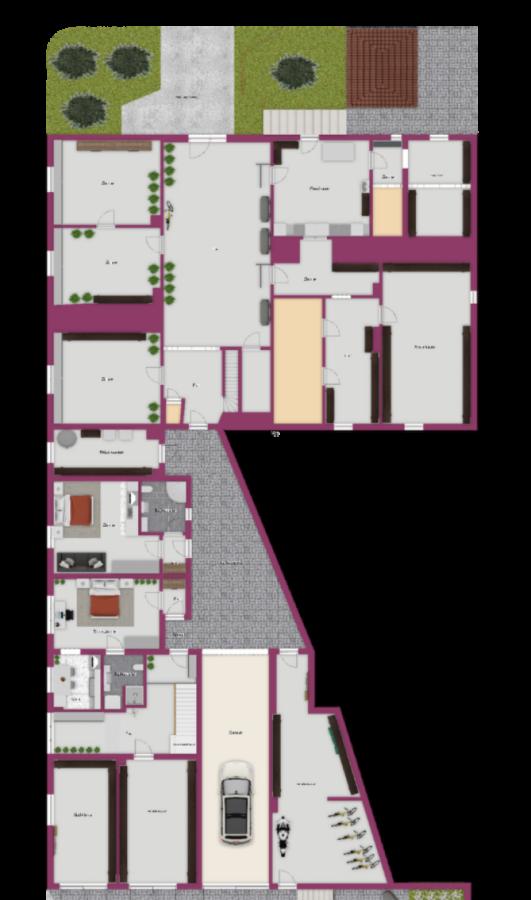 Grundriss EG (25, 25a)