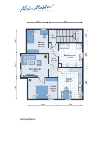 Grundriss Dachgeschoss