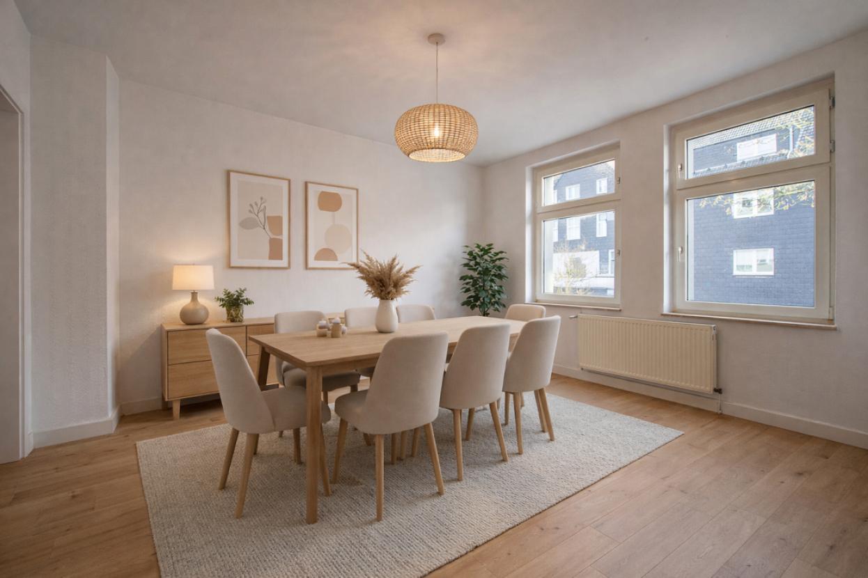 Einrichtungsbeispiel Esszimmer
