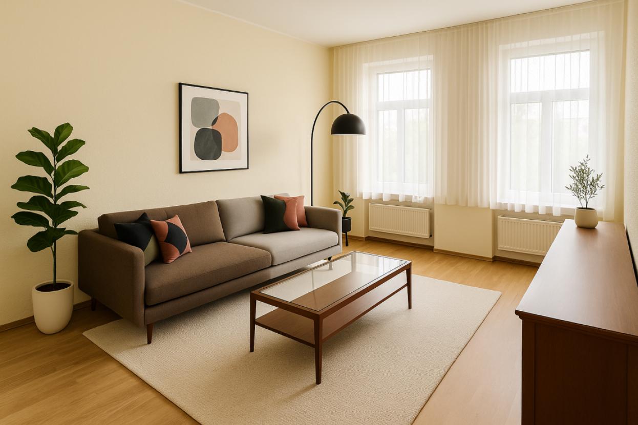 Wohnzimmer Wohnbeispiel
