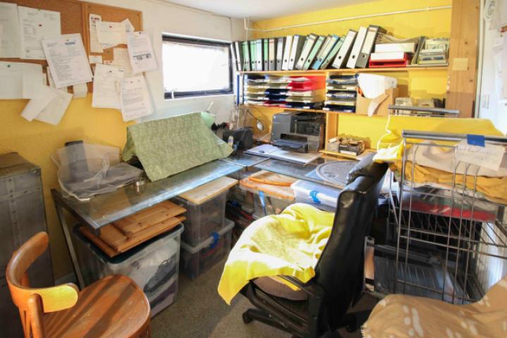Büro im Keller