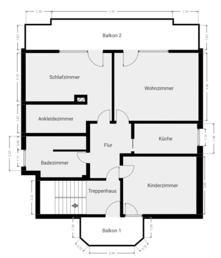 Grundriss Skizze DG
