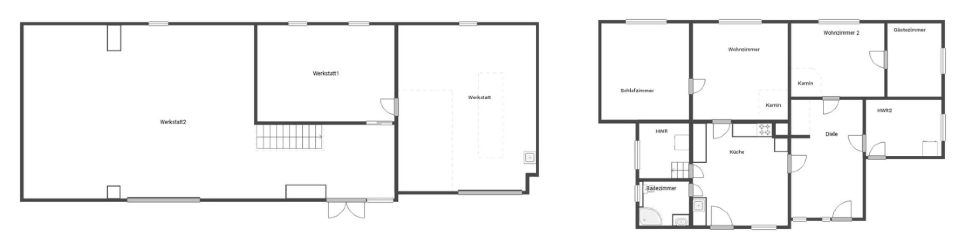 Grundriss Skizze EG