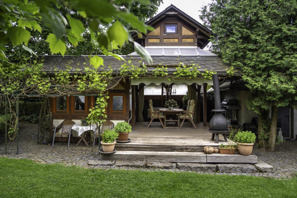 Herrliches Gartenhaus