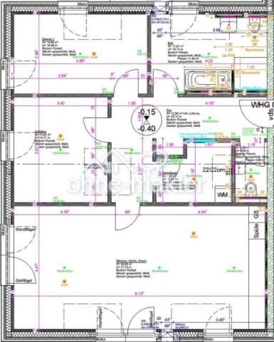 Grundriss bemaßt