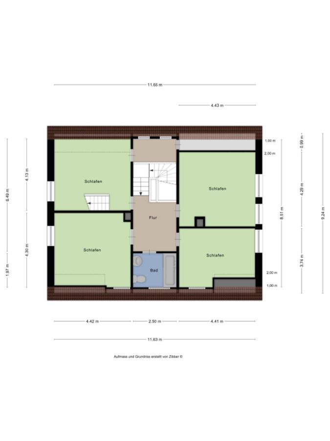 Grundriss Dachgeschoss