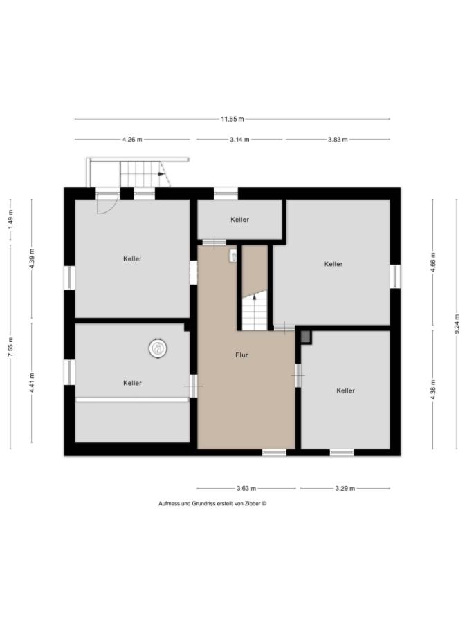 Grundriss Keller